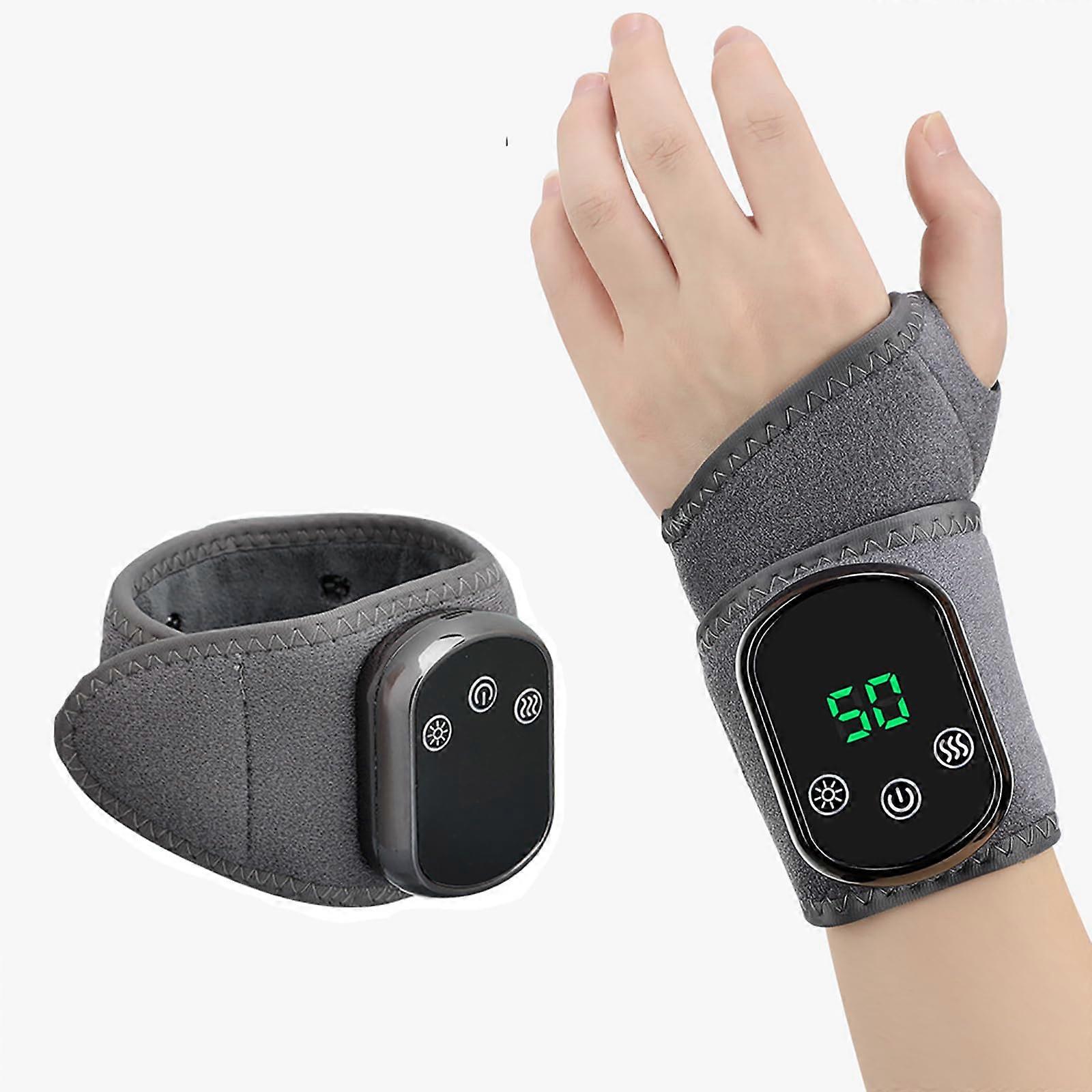 Electrically Heated Wrist Straps, 5speed Adjustable, Hot Compress, LED Display, Typec Charging