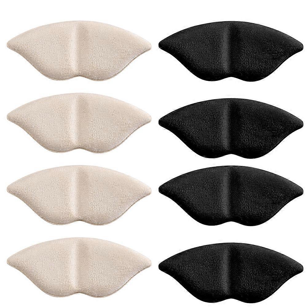 Invisible Heel Inserts for Shoe Use Comfortable Foam High Heel Pads 4 Pairs Assorted Color