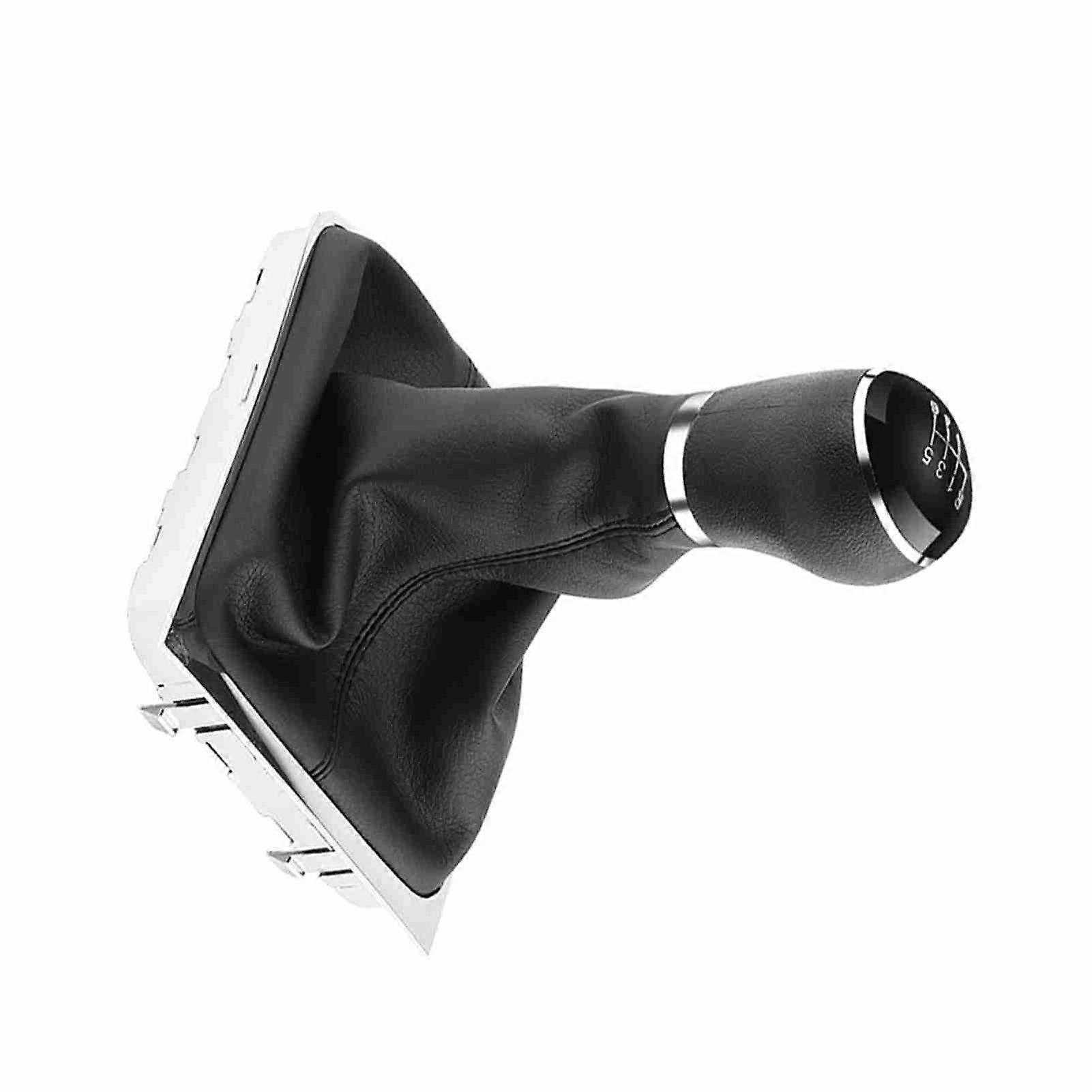 6-Speed Gear Shift Knob Kit for B7 2011-2012 Black Leather