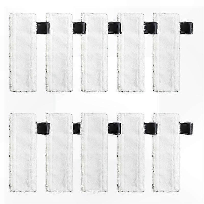 10-Pack Microfiber Pads for Steam Mops, Fits Easyfix SC2 SC3 SC4 Models, Durable and Absorbent Cleaning Cloths