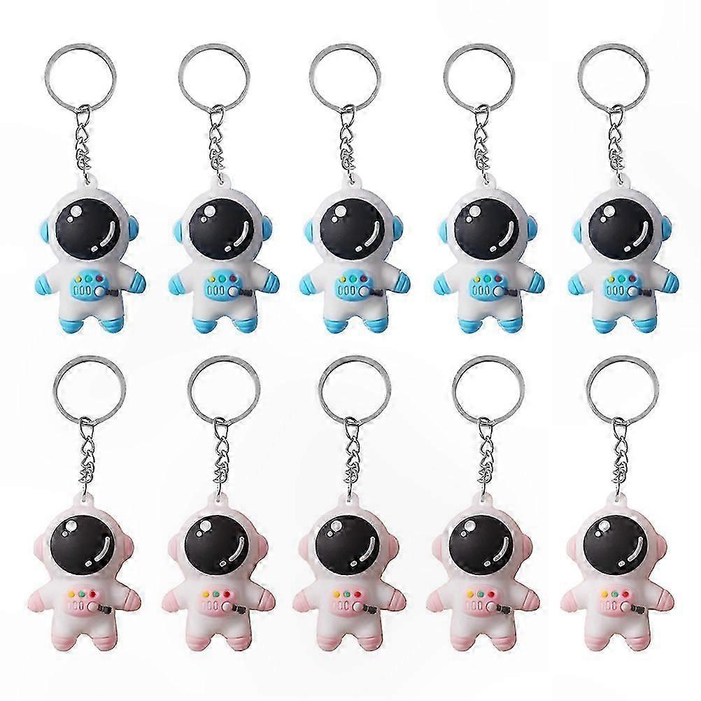 Space Theme Keychains with Astronaut Figures for Adult's