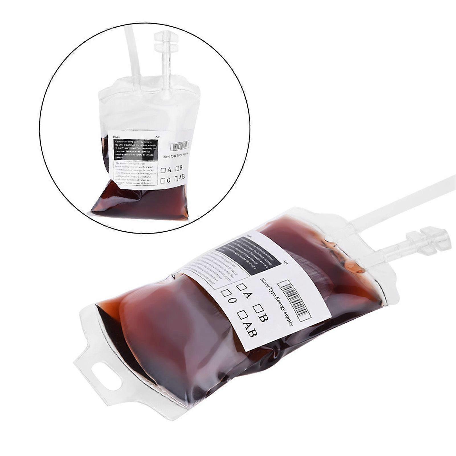 350ml Halloween Blood Drink Container Drinking Bag Fruit Juice Drinking Pack