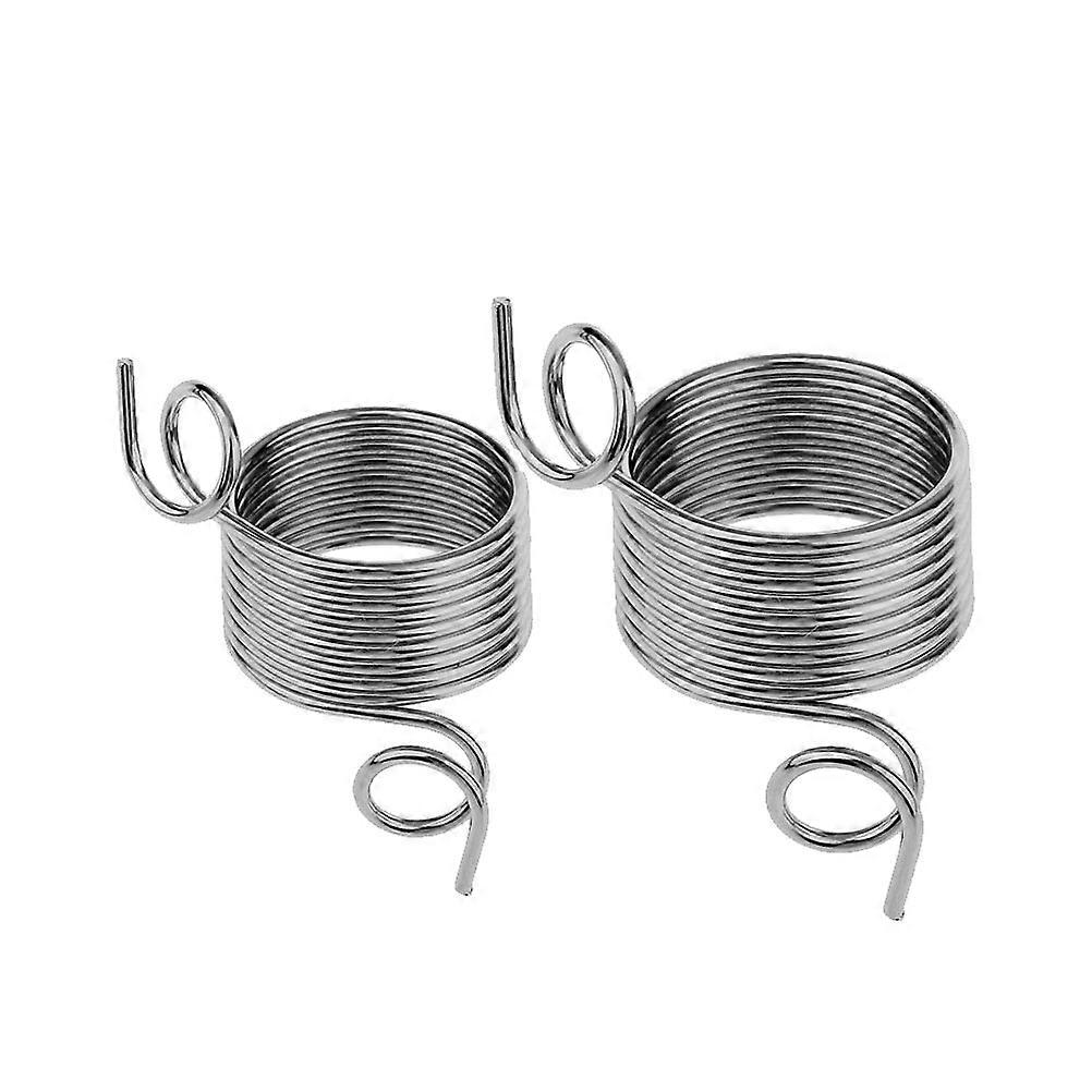 2 Pcs DIY Yarn Strand Guide Metal Threader Finger Ring Wool Thread Thimble Knitting Sewing Accessories Weaving Tool Large and Small Style