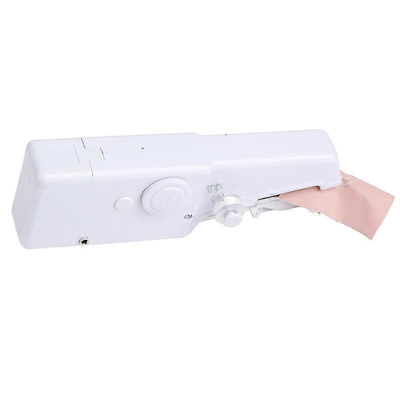 Handheld Sewing Machine White High Speed Durable Plastic Alloy