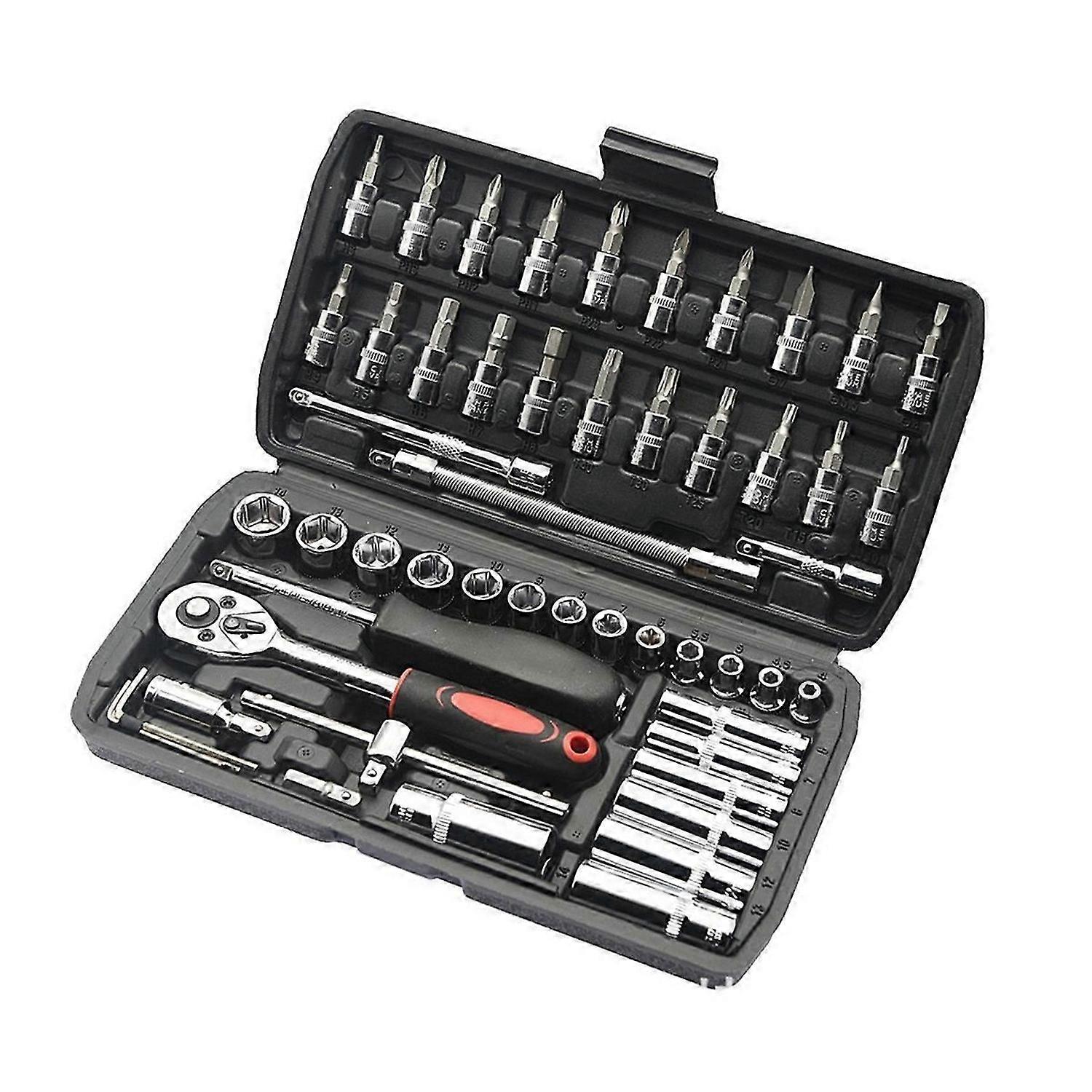 Socket Combination 1/4 Ratchet Wrench Screwdriver Head Socket