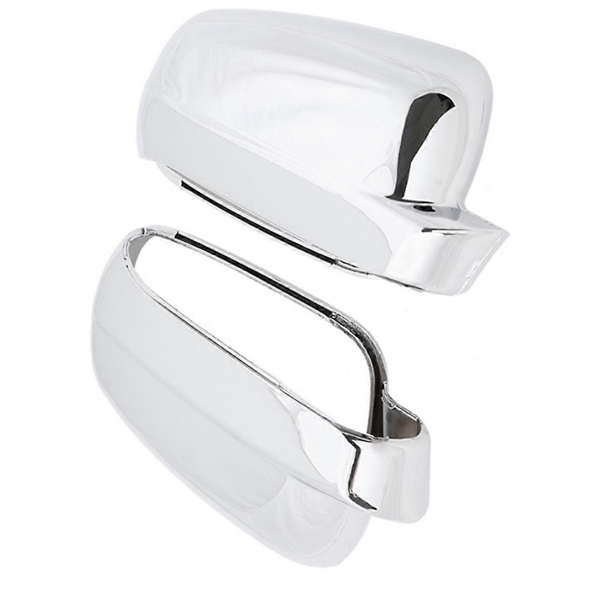Car Side Wing Mirror Cover Rearview Mirror Shell 1K0857537 1K0857538 for Golf 5 MK5 5.5 6 Silver Pl