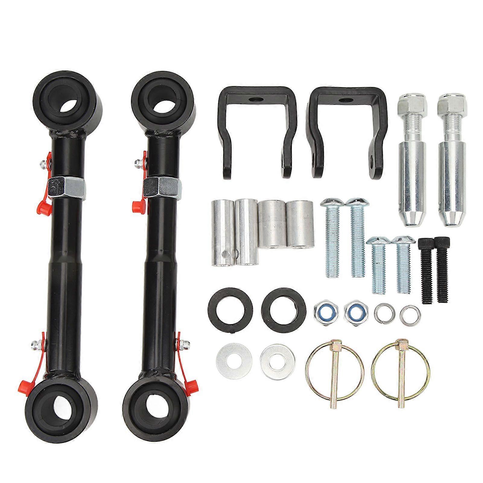 Front Swaybar Quicker Disconnect System Adjustable Swaybar Disconnect for Wrangler TJ JKS with 2.5in to 6in Lifts
