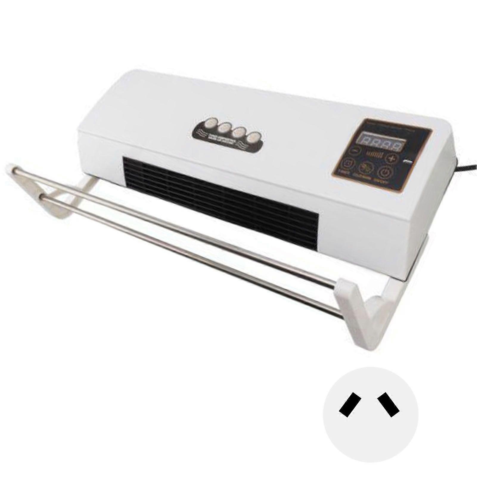 سخان مكيف الهواء الصغير مروحة ساخنة لتكييف الهواء مثبتة على الحائط مع جهاز تحكم عن بعد AU قابس 220 فولت