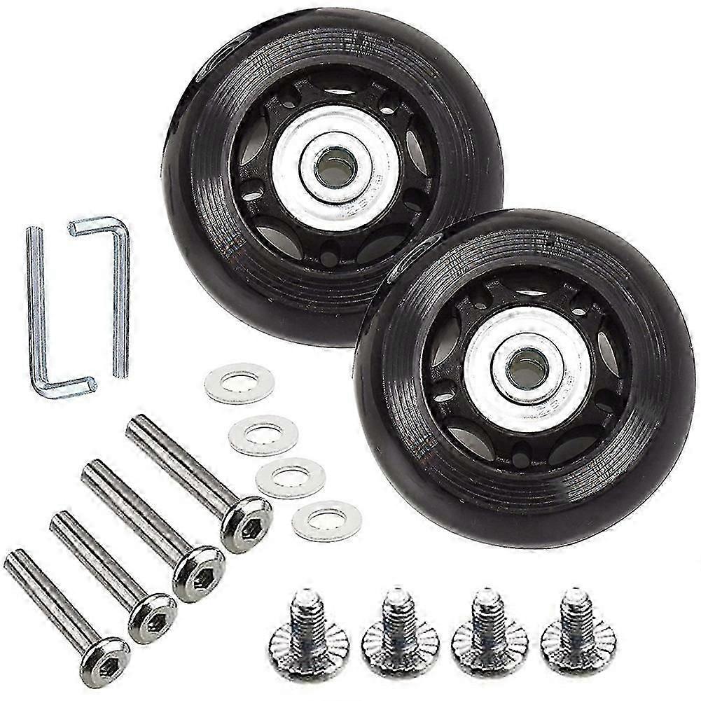 universal suitcase wheel replacement kit swivel caster od 75 w 24