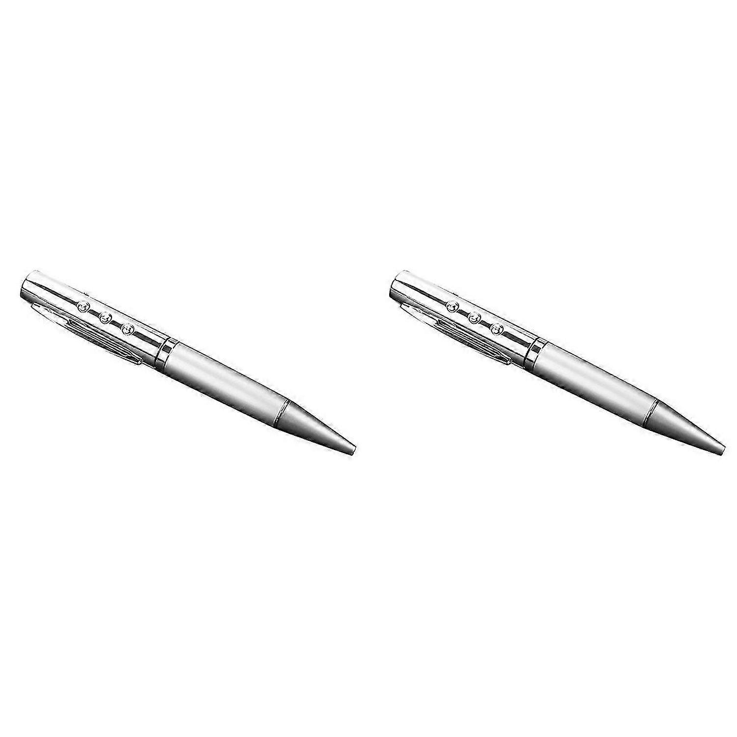 Pen MP3 Player USB Music Student Writable Pen Player Silver