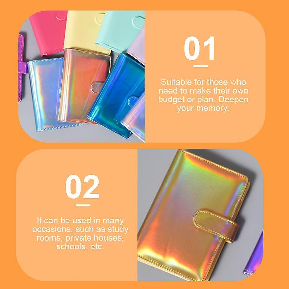 Cash Management Binder Money Budget Binder for Graduation Pvc Yellow Material with 1 Set