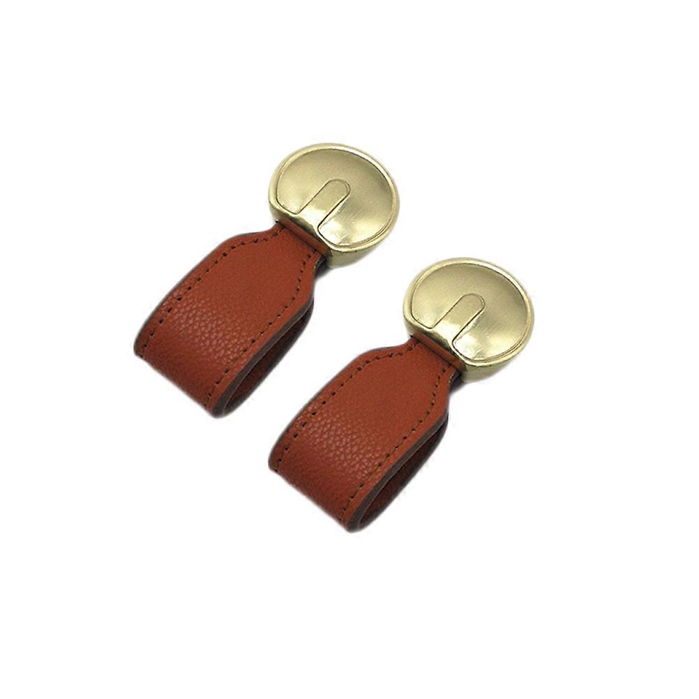 Door Handle Cupboard Leanther Pull Handle for Open and Close Door 2Pcs