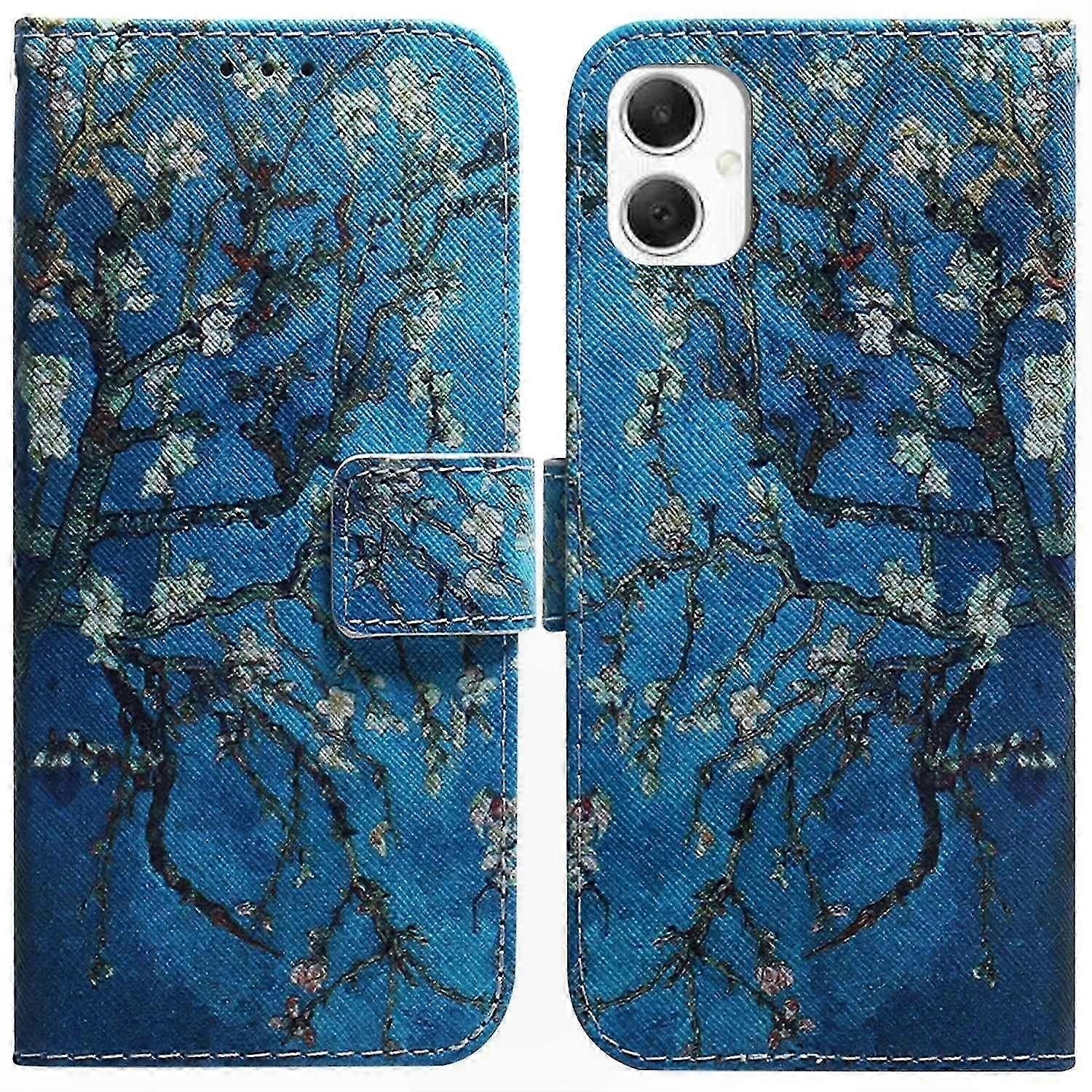 Galaxy A06 4G Wallet Case with Pattern Print Leather Phone Cover