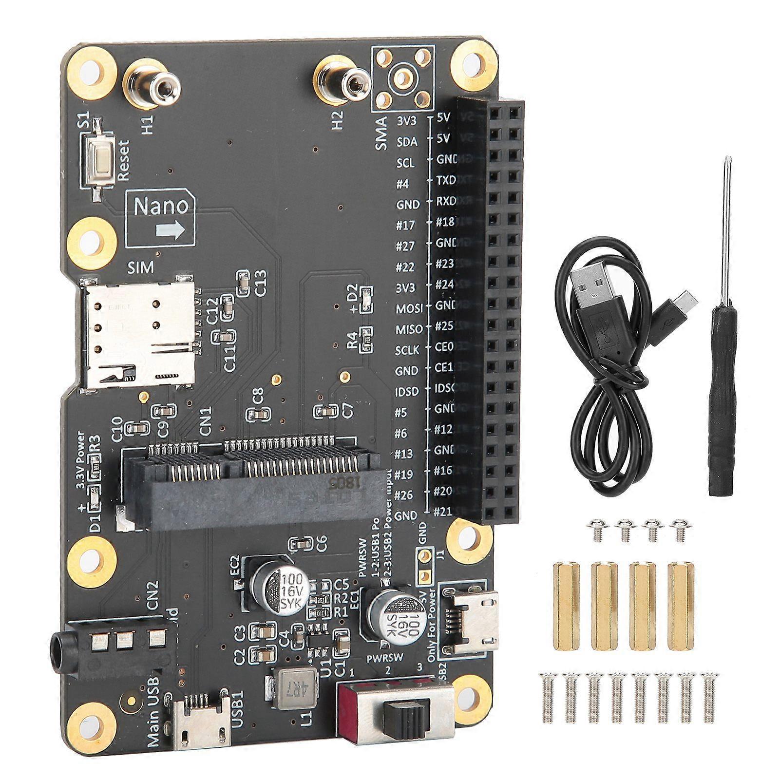 3G/4G LTE Base Hat For RPI 4/3/2/B+ Module Computer Board to USB with SIM Card