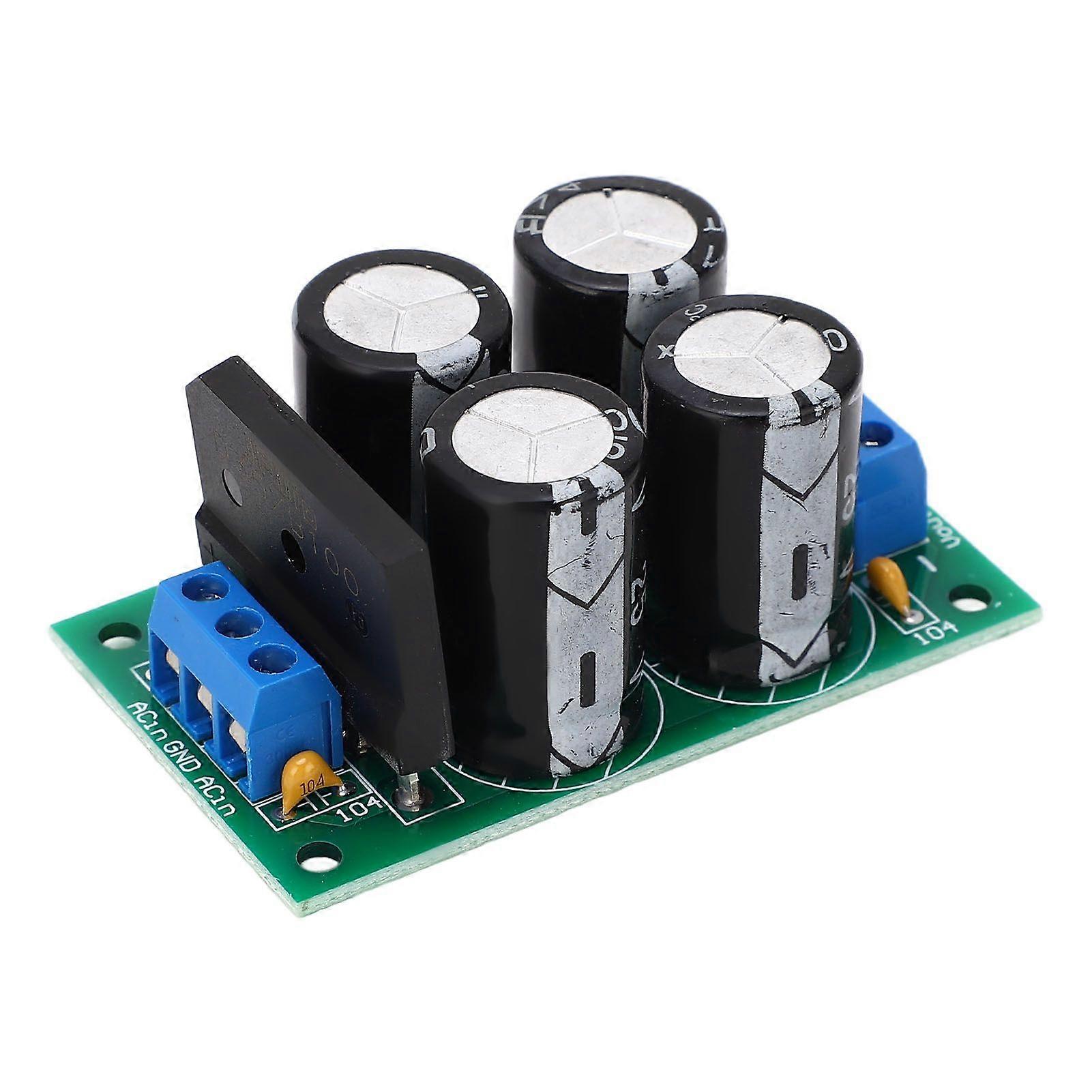 Double Dual Power Amplifier Rectifier Filter Board Flat Bridge Unregulated Power Supply Board Module 25A AC917V