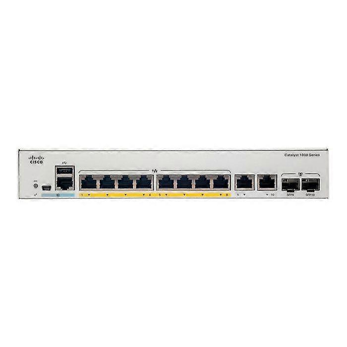 Cisco - Netzwerk: Low-End-Swit Catalyst 1000 8-Port-GE PoE Ext PS 2x1G SFP