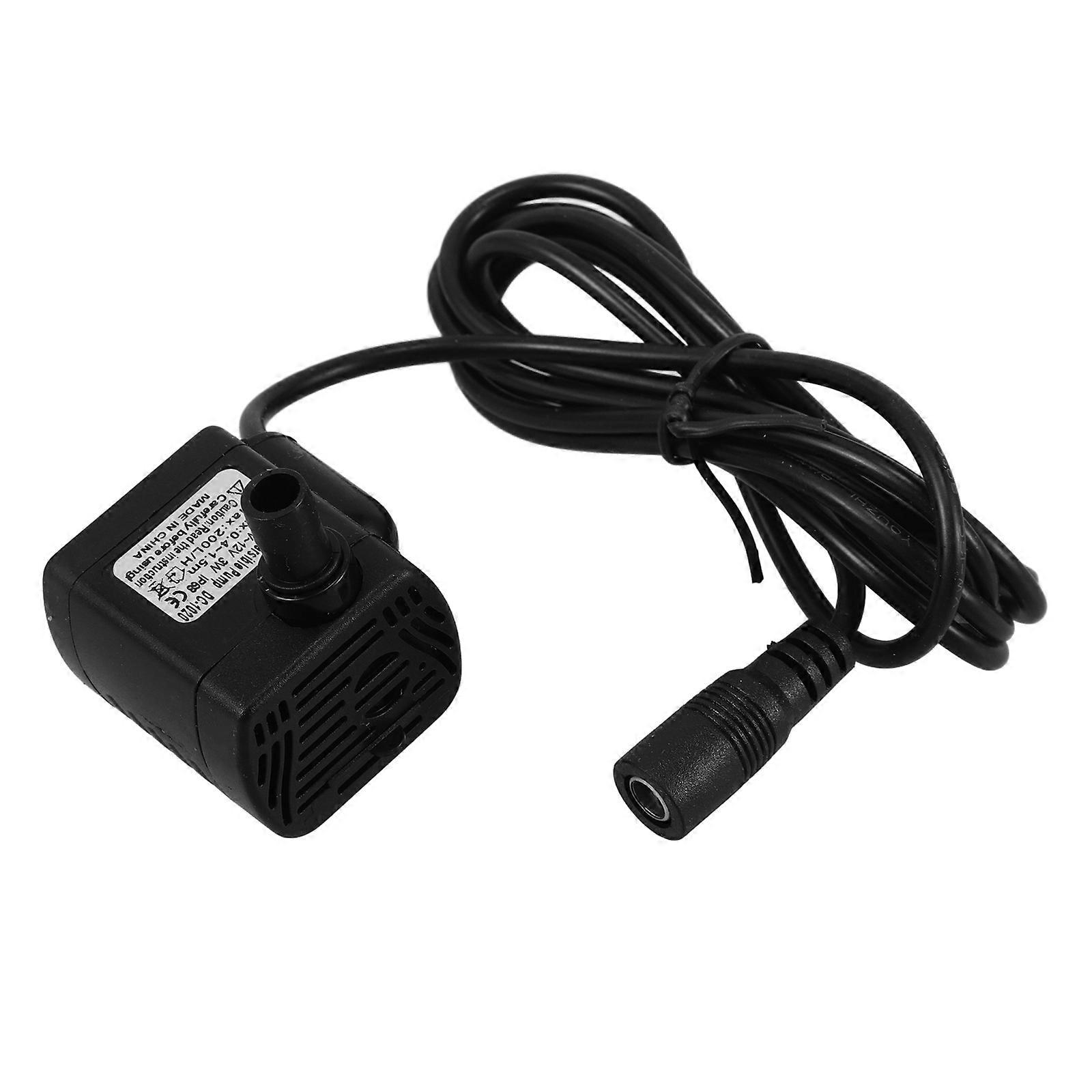 Fountain Submersible Water Pump Small Pump for Fountain Use 4Pcs Kit