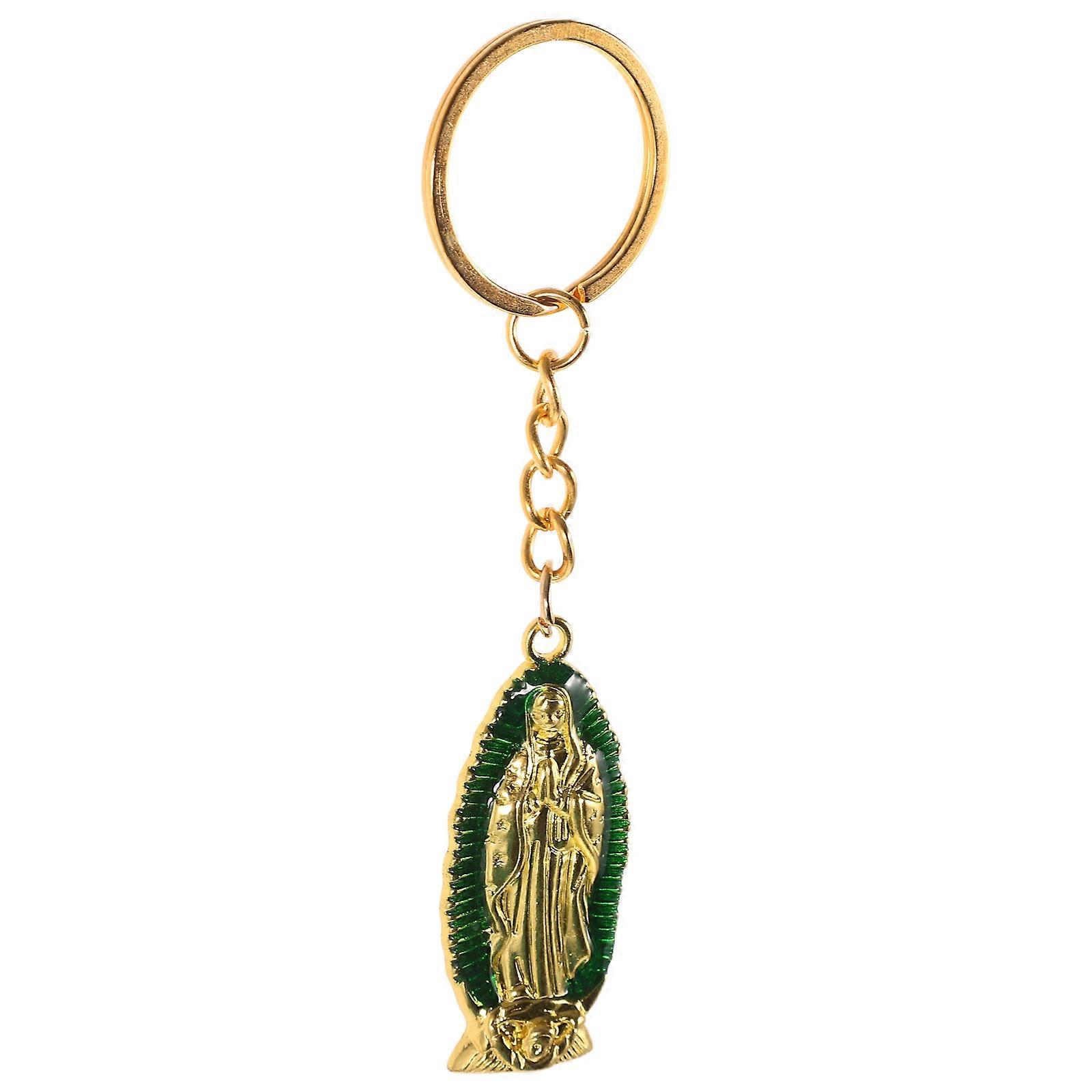 Our Lady of Guadalupe Decorative Hanging Keychain Metal 3Pcs for Use