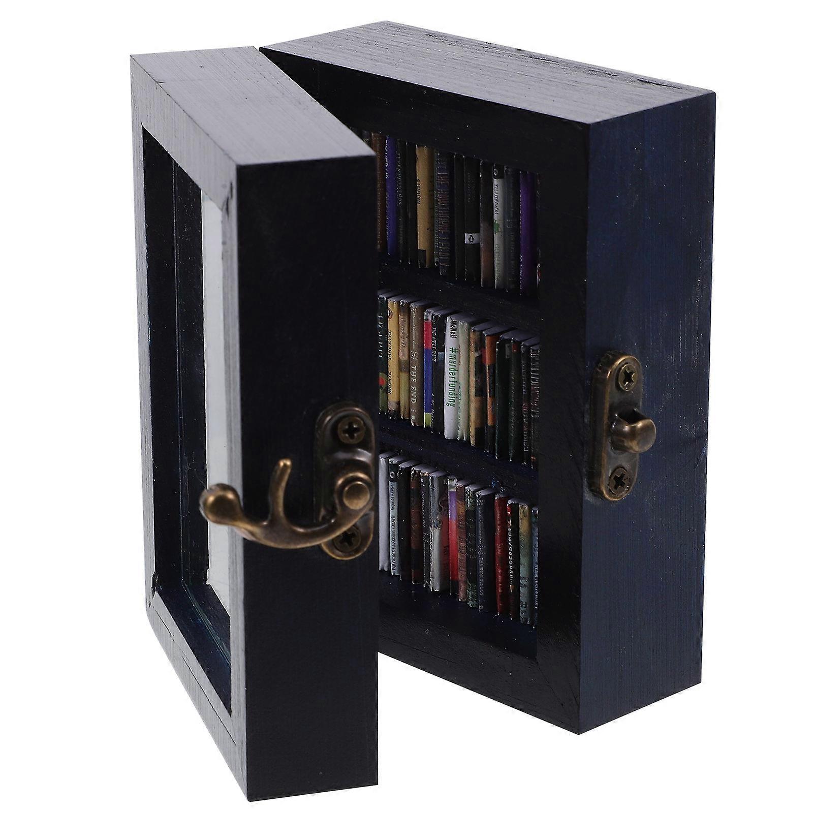 Mini Bookshelf Wooden for Book Storage 4Sets