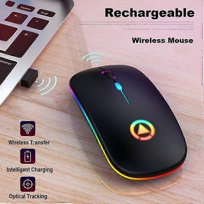 Wireless Mouse - 4B - Ultra Slim - Rechargeable - Silent Clicks - Optical