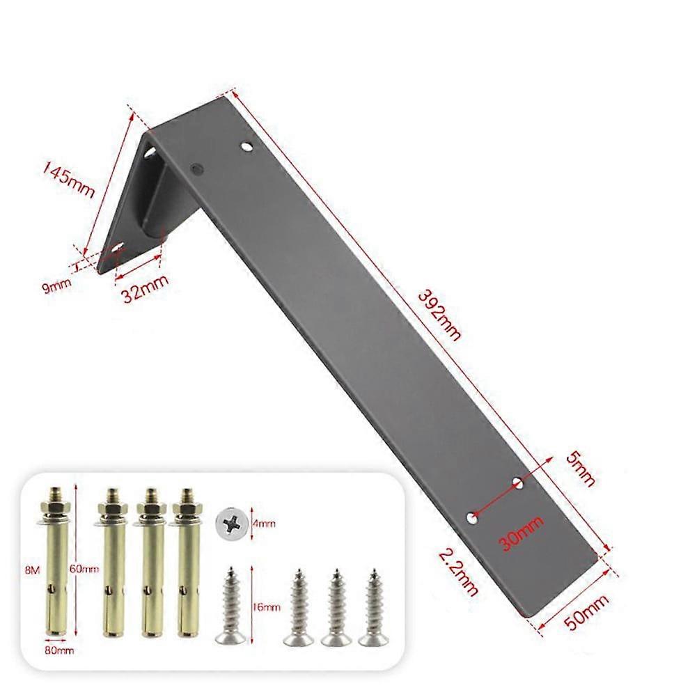 Heavy Duty Mantel Brackets, Large Metal Shelf, Wall Mounted Floating Triangle