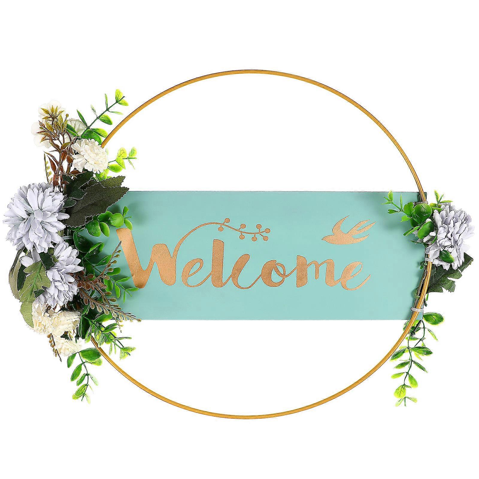Welcome Sign Decorative Welcome Board Wall Hanging Decor 1Pcs