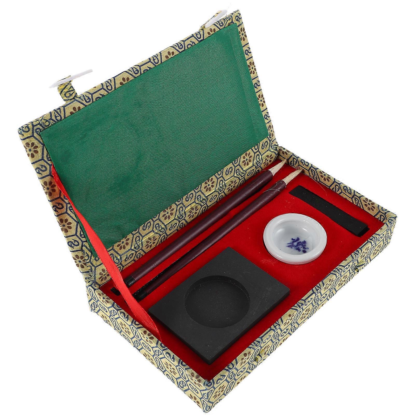 Chinese Calligraphy Set for Kids 3Sets Complete Beginner Brush Ink Paper Set