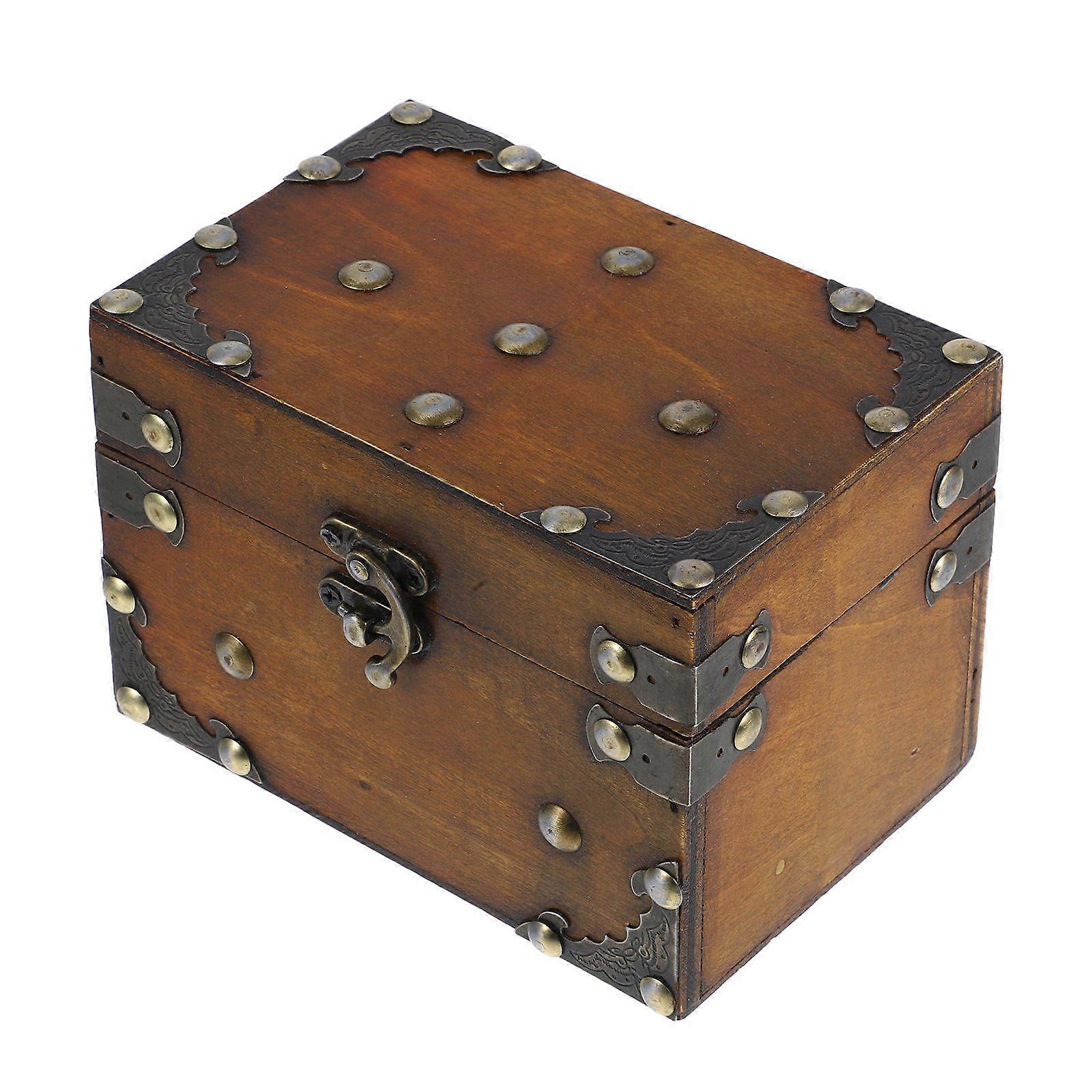 European Style Treasure Chest Box For Trinkets And Keepsakes Organization 2Pcs