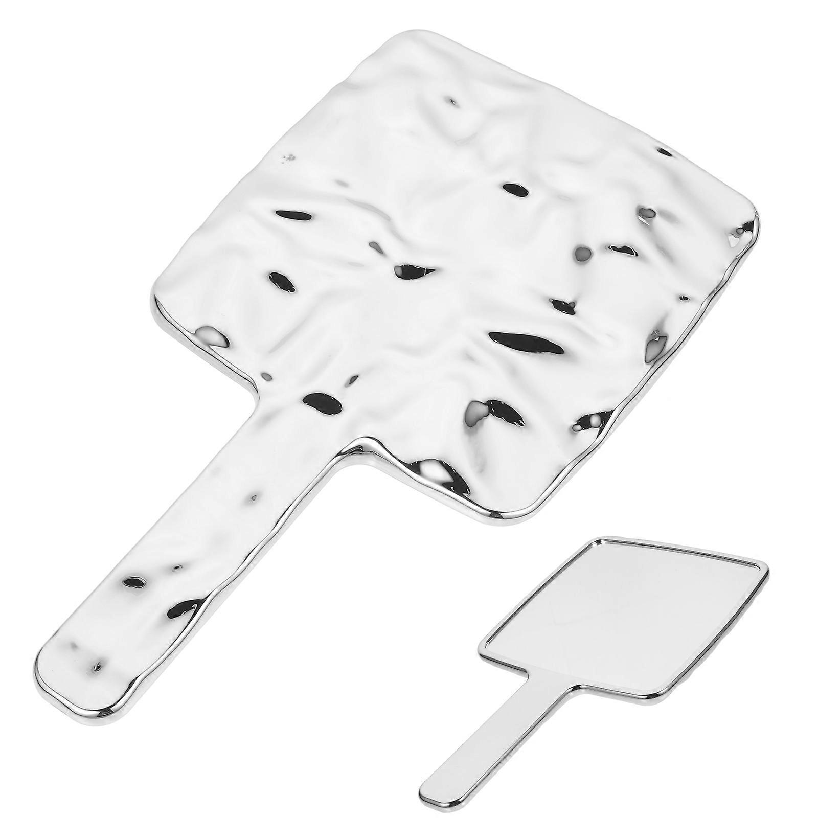 Cosmetic Mirror 2Pcs Square Design Lightweight for Professional Makeup Artists and Personal Use 28x16x1cm