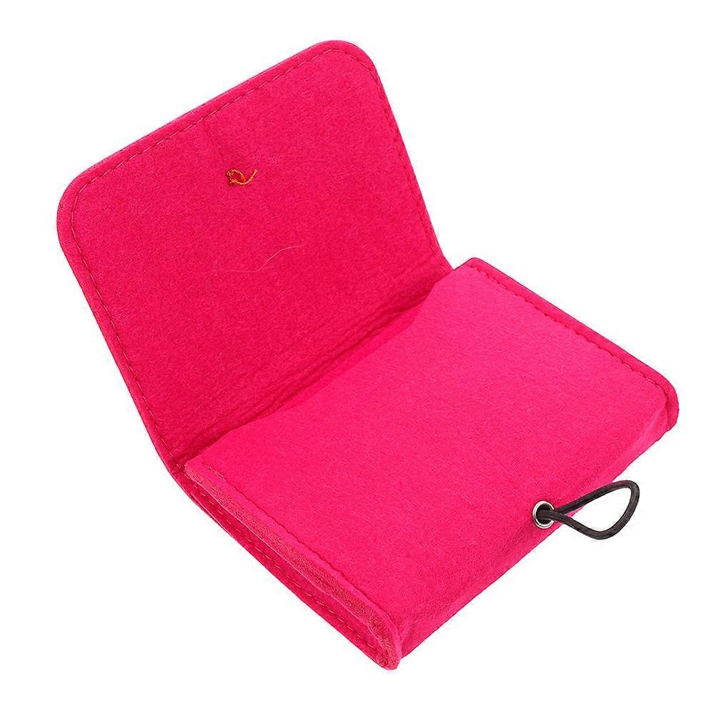 Essential Oil Storage Bag Felt Organizer for Aromatherapy 2Pcs Case