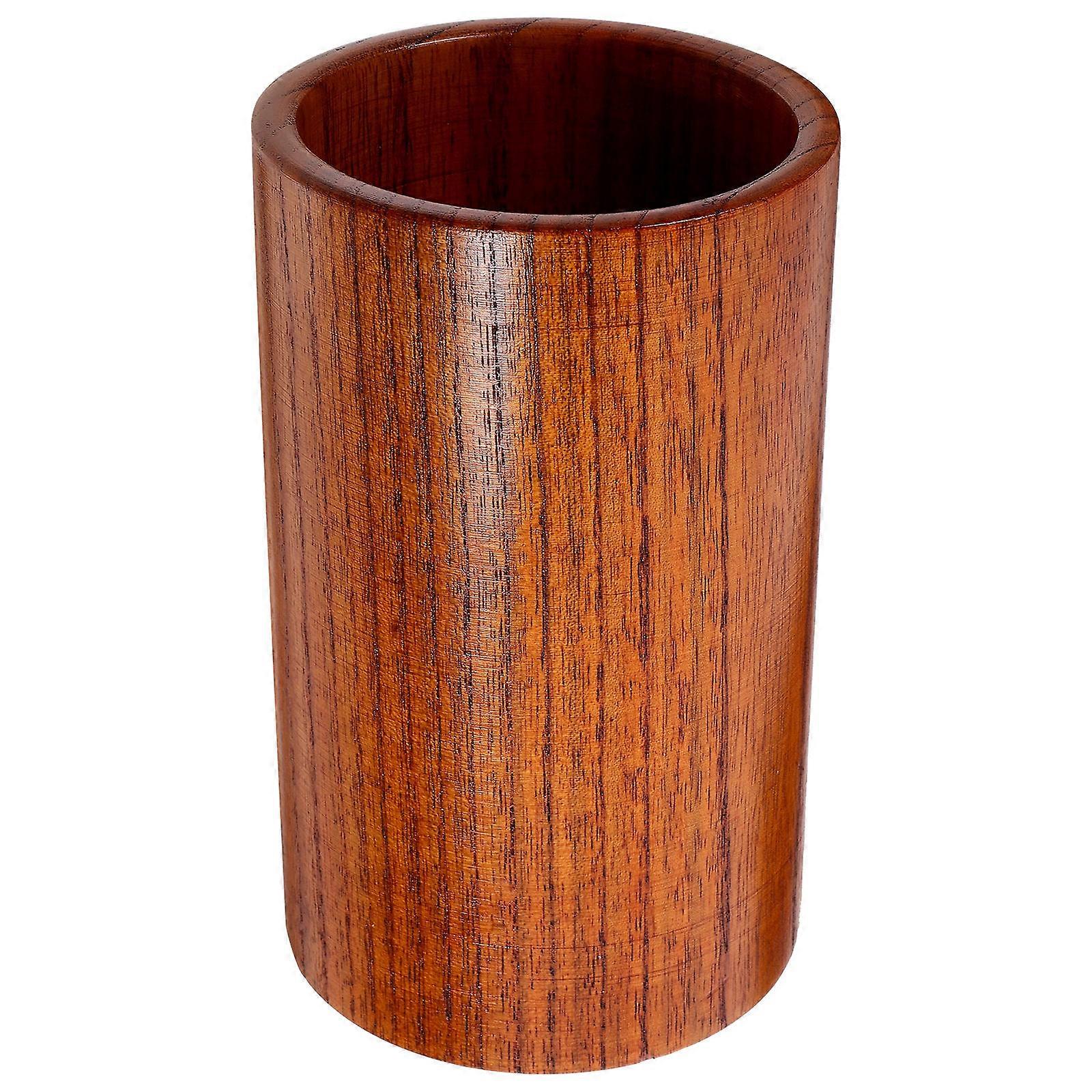 Wooden Chopstick Holder For Kitchen Utensils Storage Multicolor Simple Design 5Pcs Versatile Draining Solution