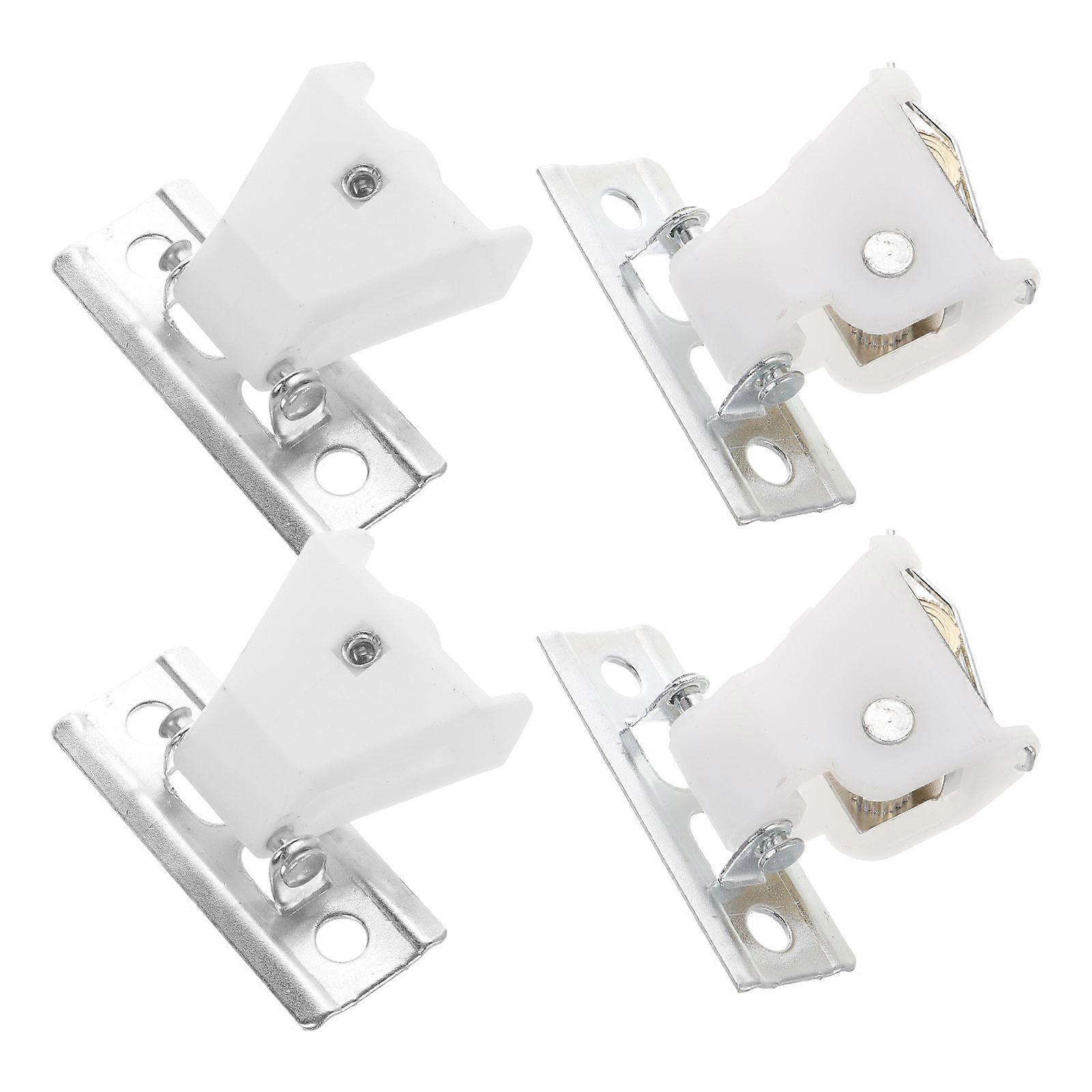 Roman Shade Cord Lock for Window Pulley Replacement 4Sets White Plastic