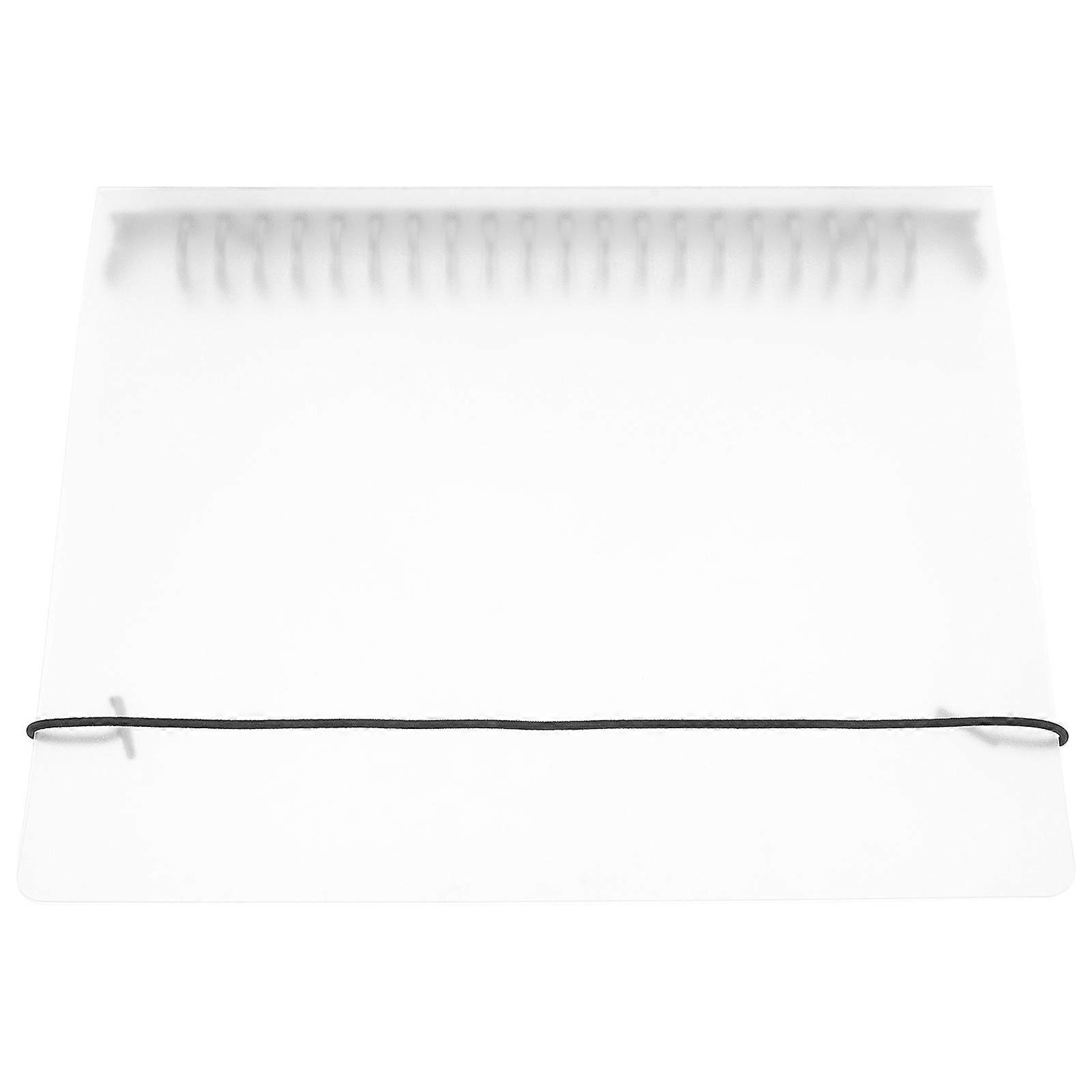 PP Binder Cover Transparent Notebook Shell for Storage 4Pcs Loose Leaf
