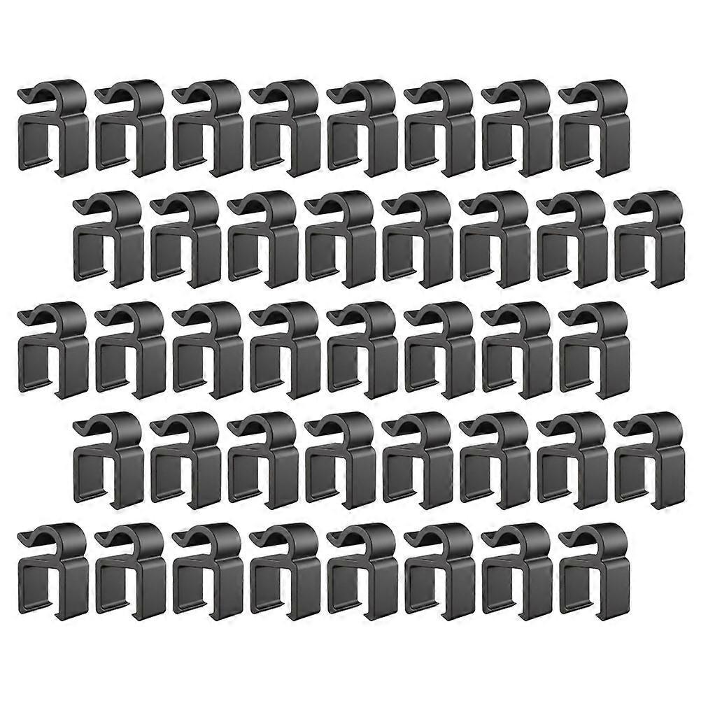 Cable Clip Mic Stand Arm Clip for Cable Fixing 160Pcs Black Clips