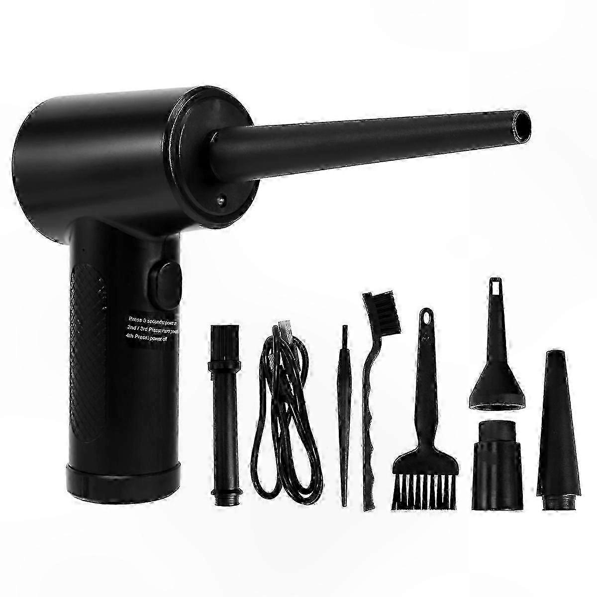 Klavye Temizliği İçin Yeniden Kullanılabilir Hava Temizleyici - 51000 RPM Yüksek Hızlı Alet, Kutu Gerektirmez