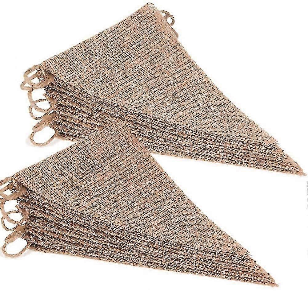Vintage Pennant Chain 2 Pcs Banner ,26 Pcs Triangular Flags