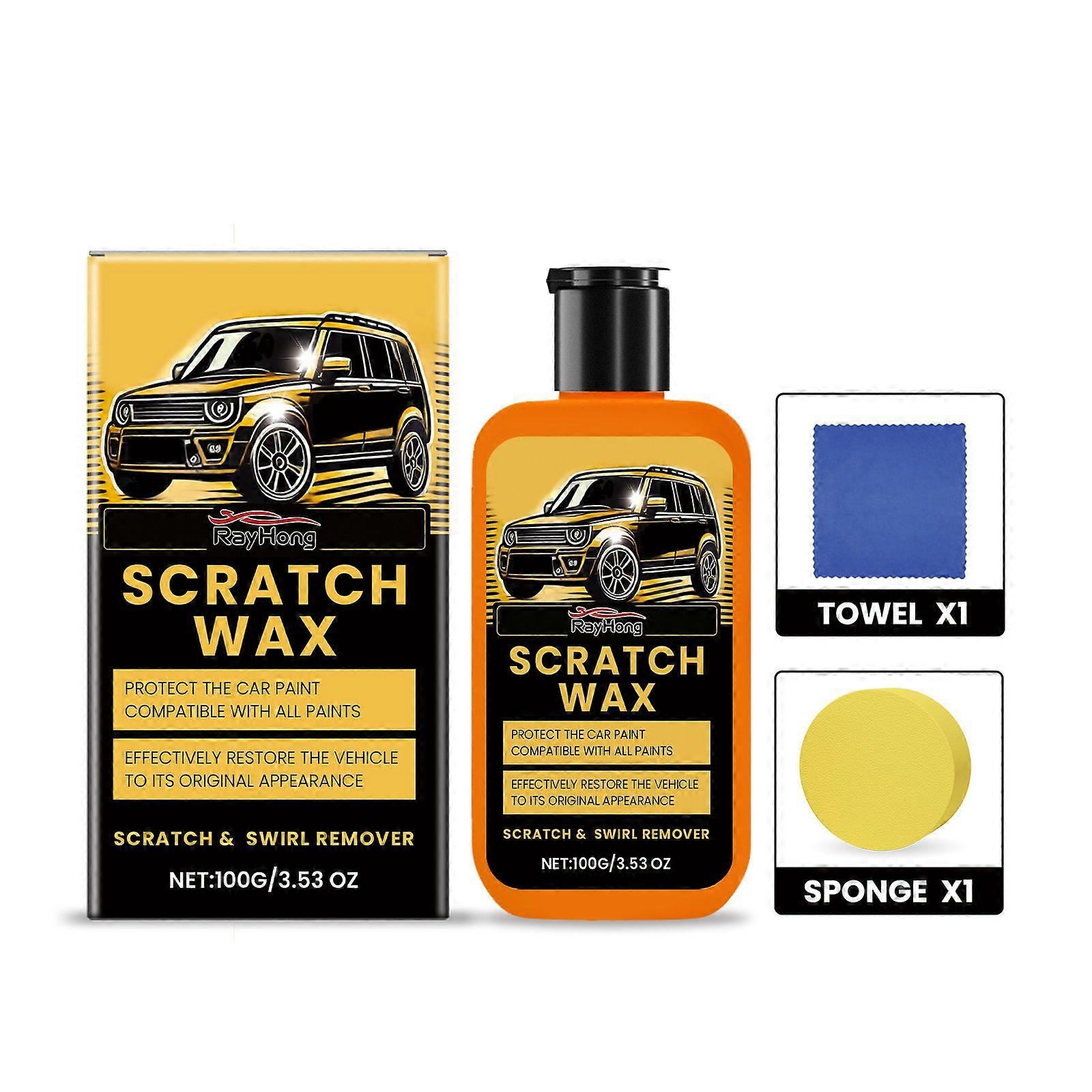 Car scratch remover car scratch care cream quick scratch removal clean easy to