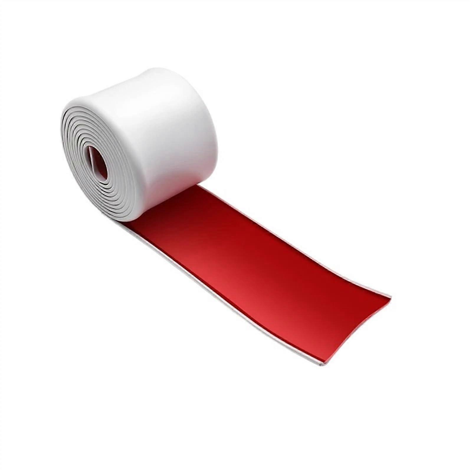 Side Skirts Universal Rubber AntiScratch 8cm x 2m White For Cars Splitter Lip Bumper Protector Side Step Skirt