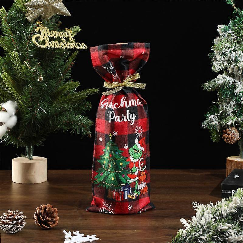 New Christmas atmosphere decoration wreath window door hanging layout large dead branch elk model