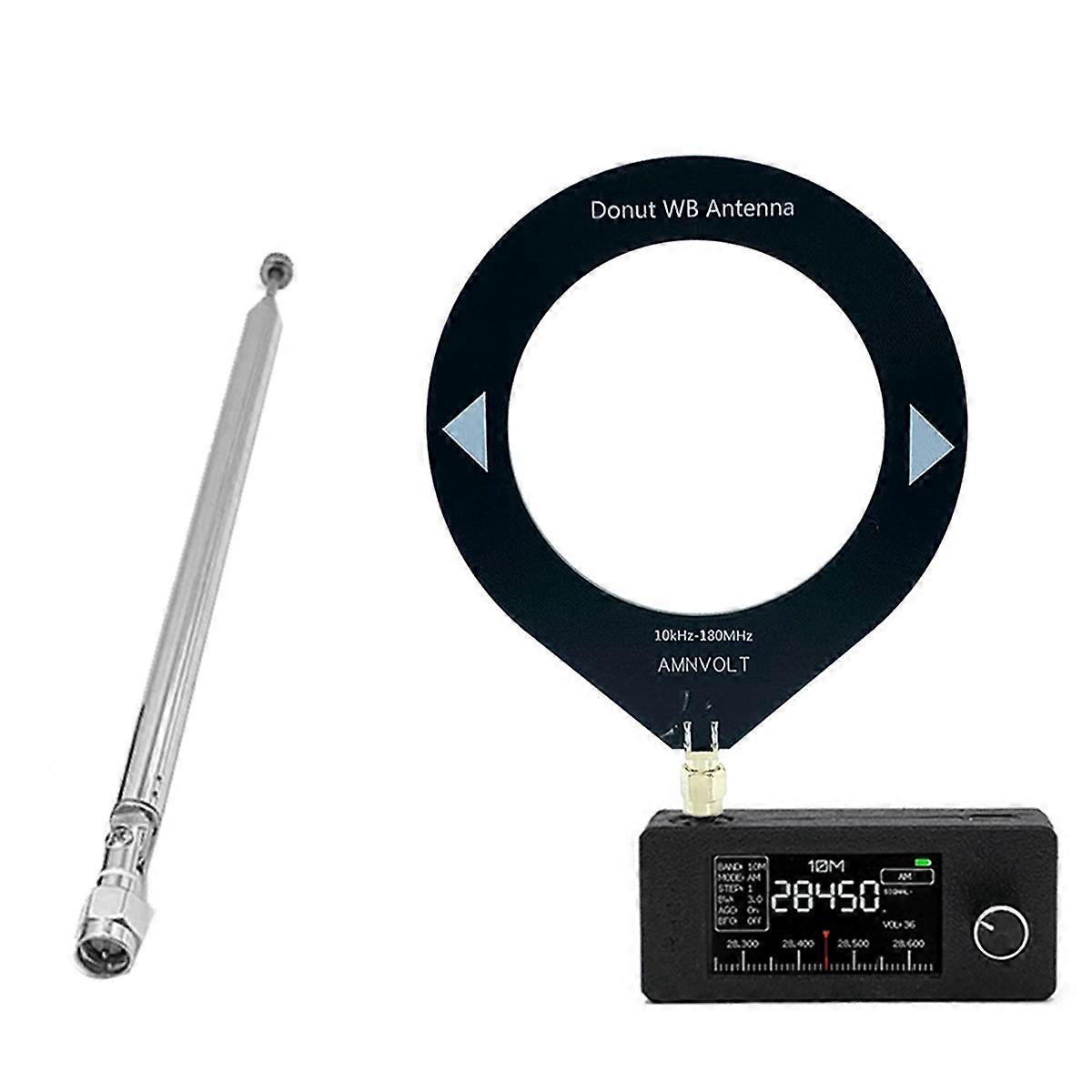 SI4732 Mini Radio Receiver 9.9KHz-181MHz+2XAntenna