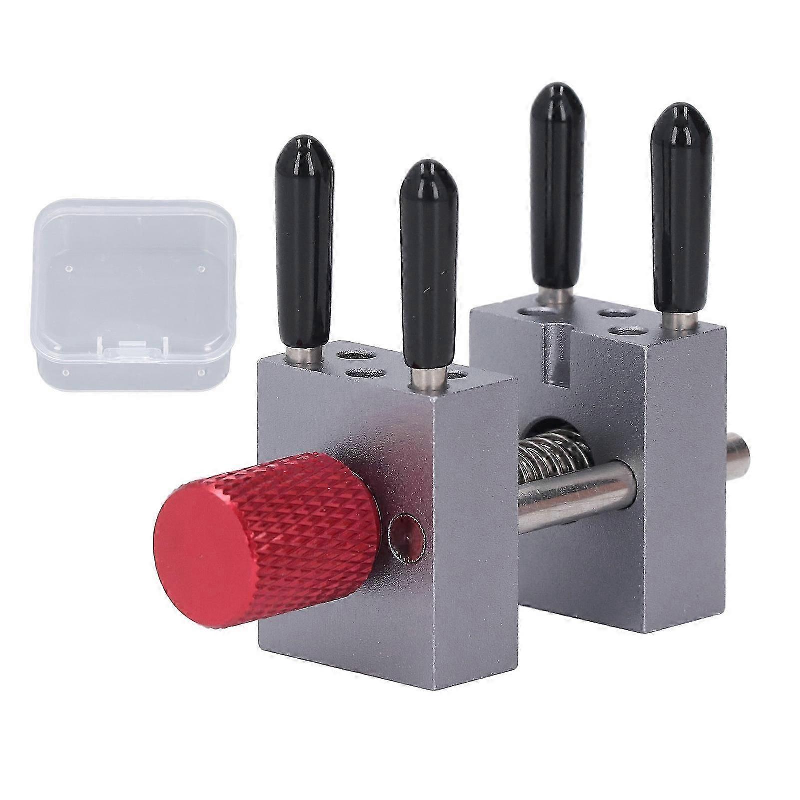 Mini Adjustable Parallel Table Vise with 3cm Max Clamping Diameter for Model Making and Crafting