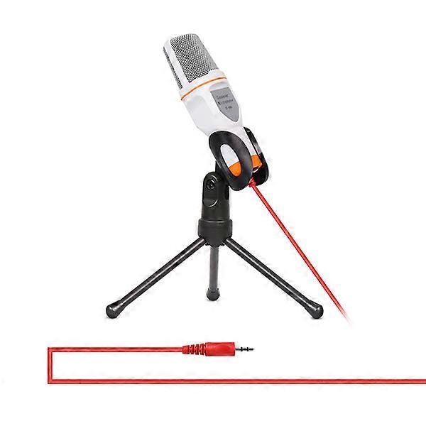 Microphone with Holder Clip Mic Wired Support Microphone for Skype Msn Use