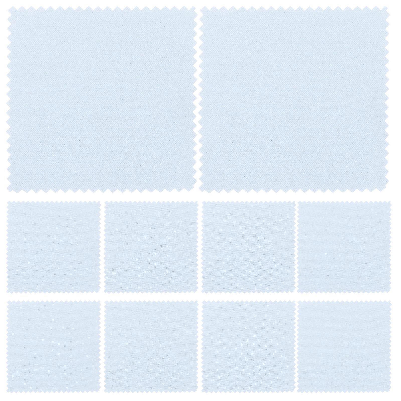Wipe Silver Cloth 30Pcs Blue Versatile for Cleaning
