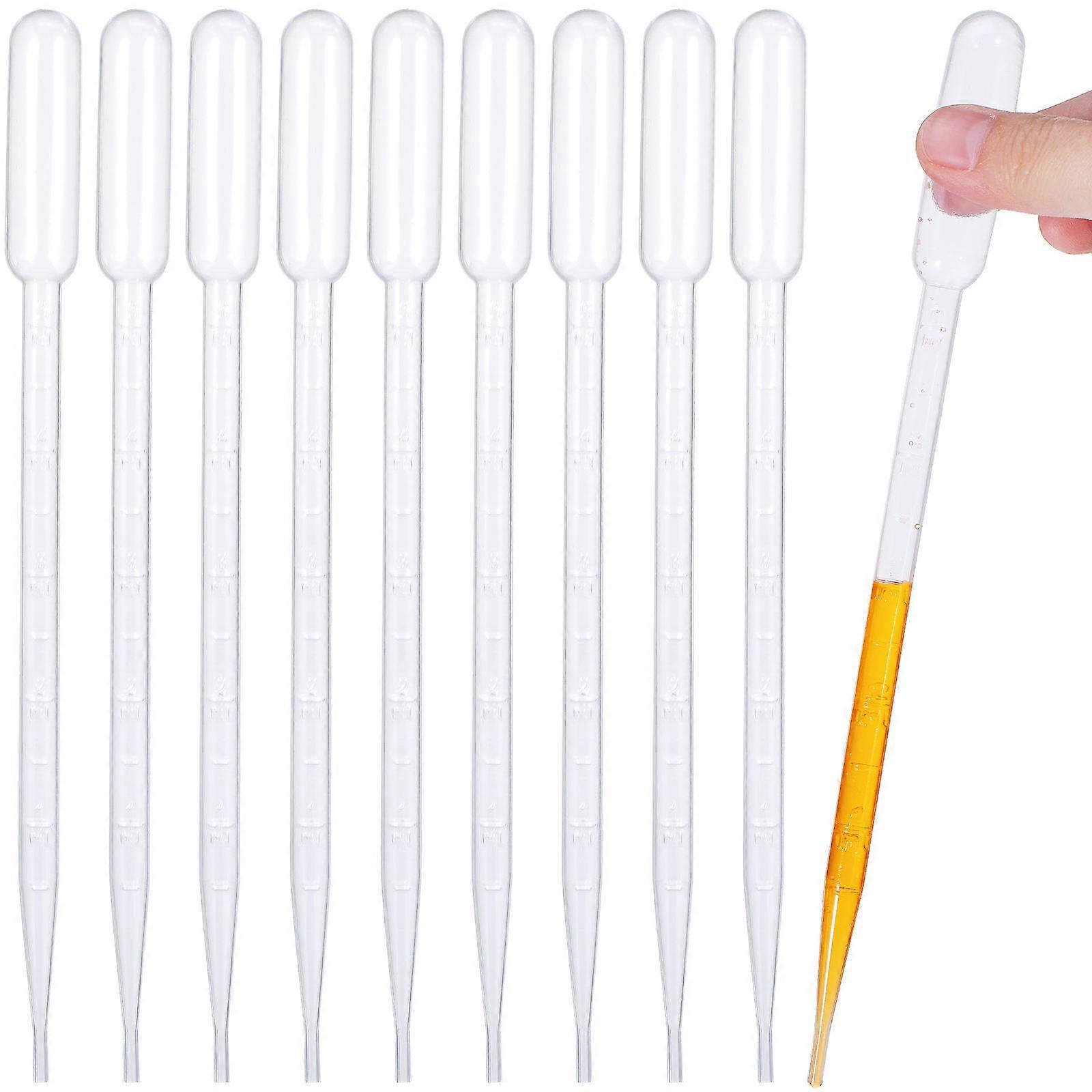 Plastic Dropping Pipettes for Lab Use with 100Pcs Disposable Transfer Pipettes