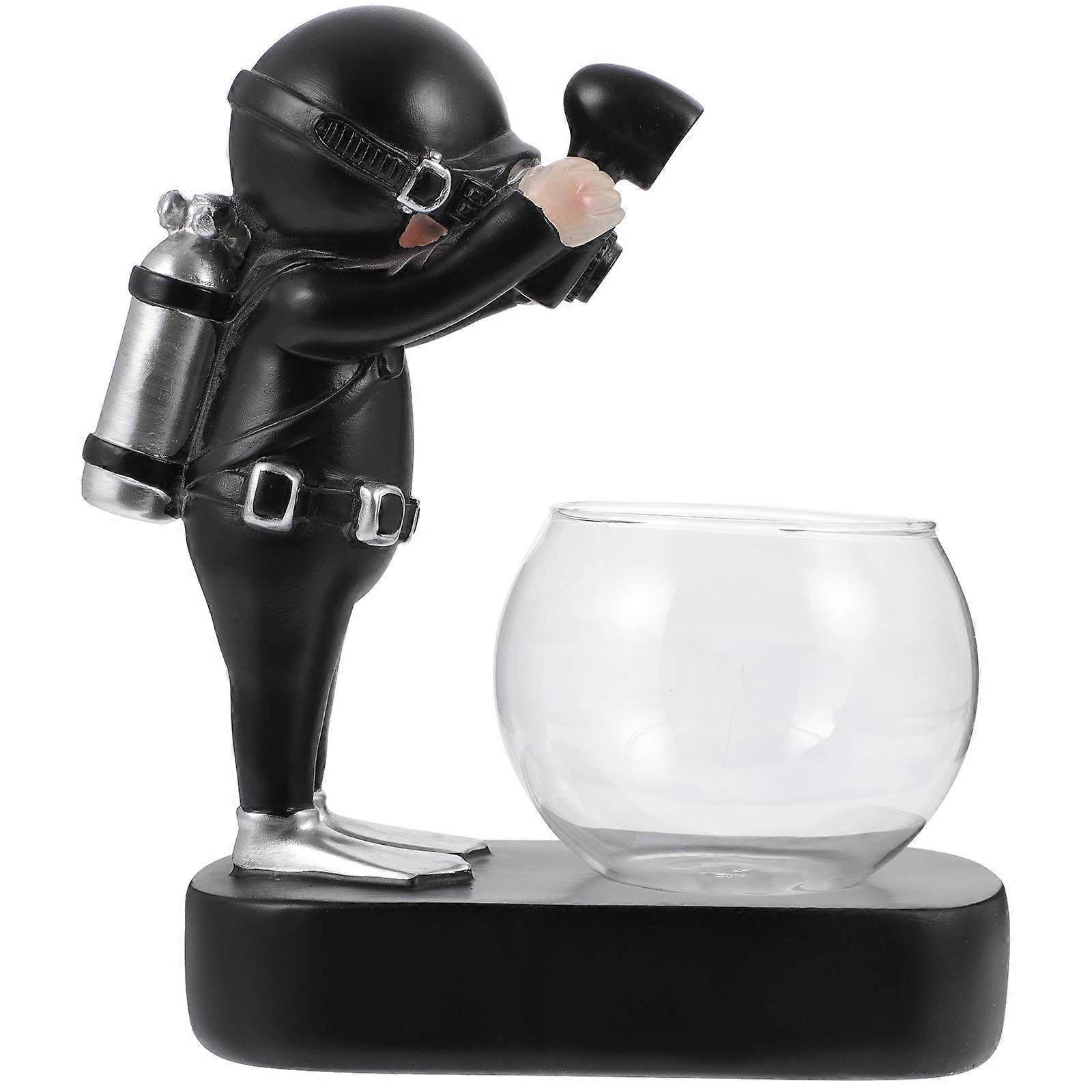 Creative Hydroponic Vase Diver Modeling for Plant Use 2Sets