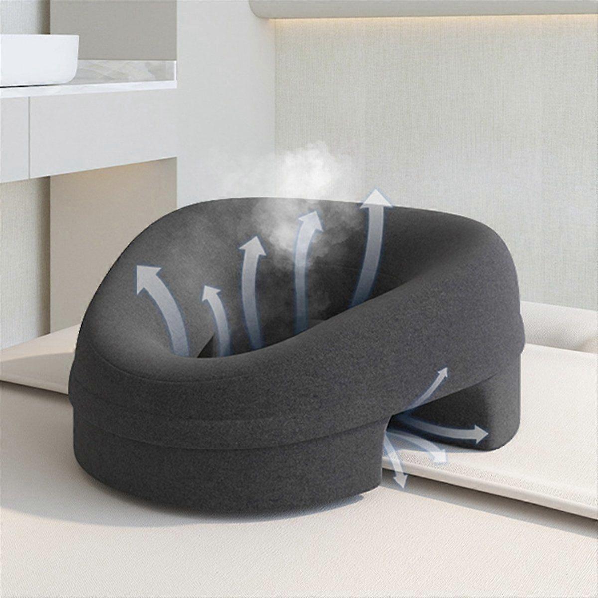 Memory Foam Breathable Head-Pillow Ergonomics Lying Down Pillow Rest Support Pillow Body Massage Face Rest Pillow B