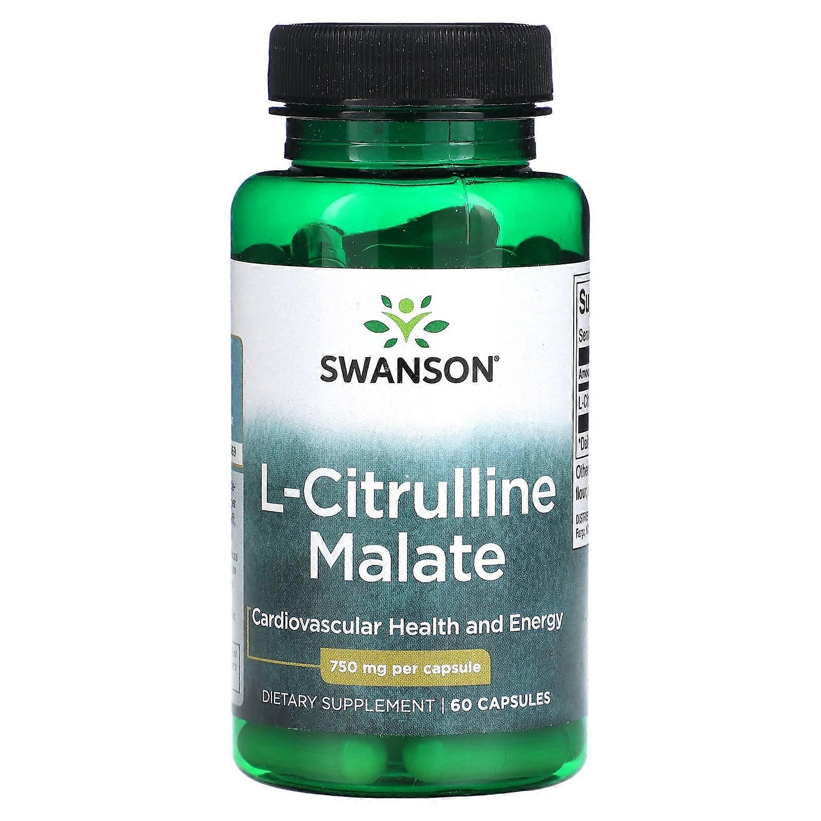 L-Citrulline Malate, 750 mg, 60 Capsules