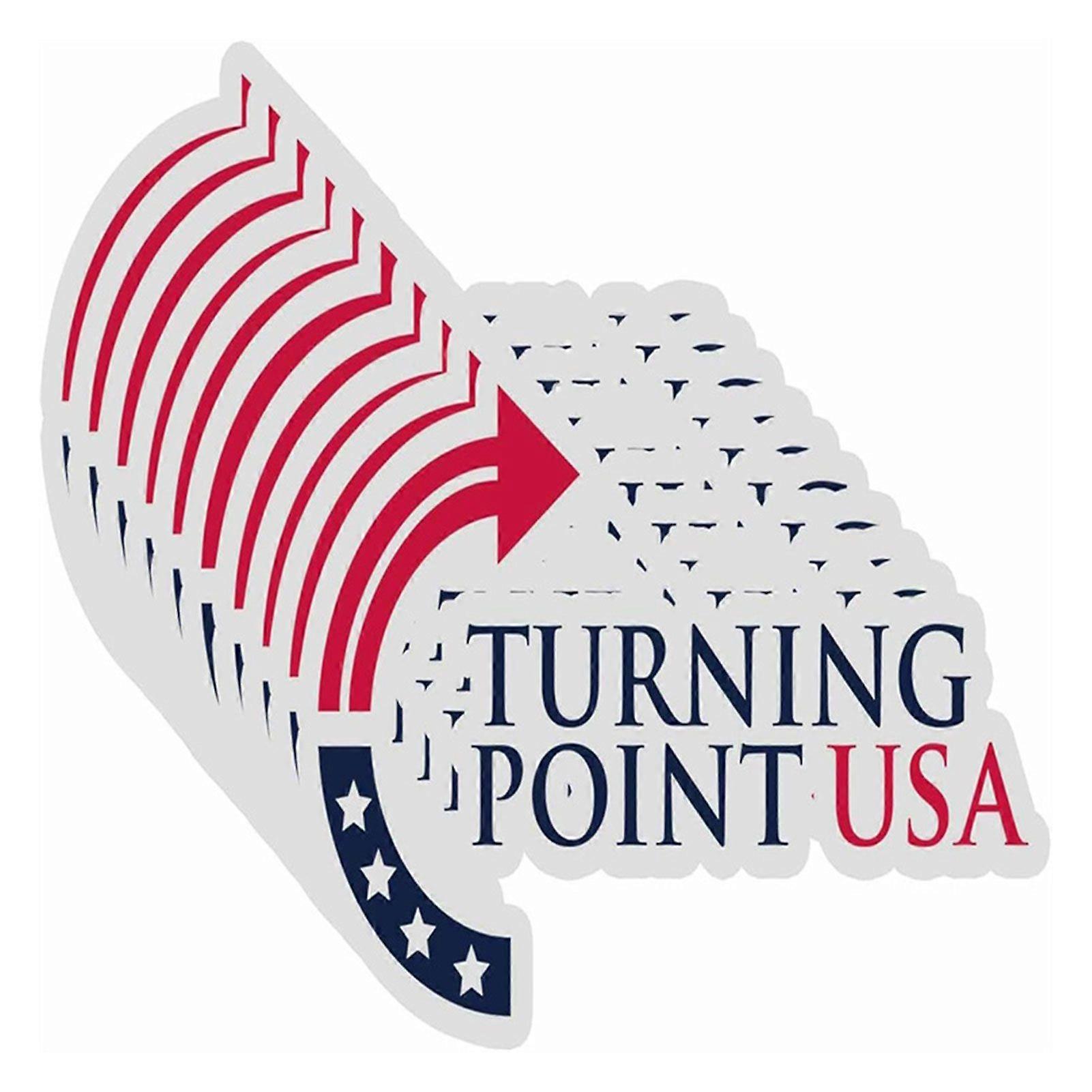 Sticker with Turning Point USA Letter Removable Decorative Car Decals for Car Window