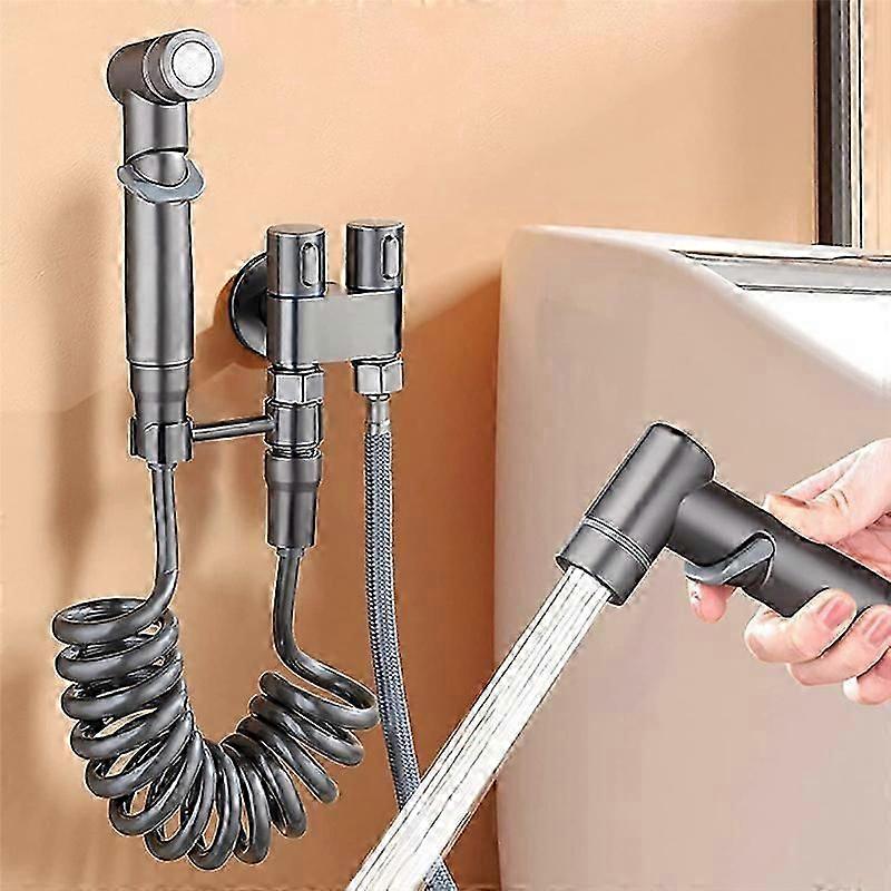 1-In-2-Out Dual Control Valve Mini Multi-Function Faucet Mini Shower Pressure Bathroom Faucet Kit fo