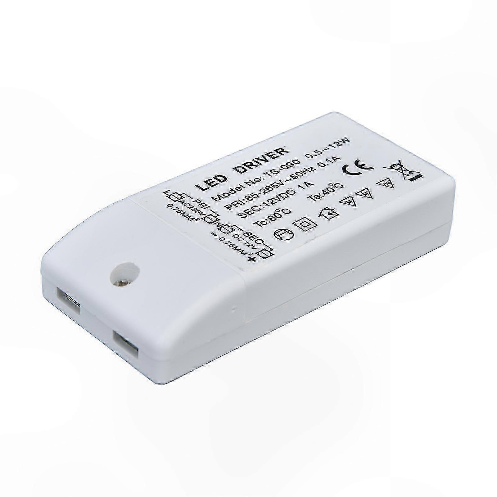 LED Driver 12W Constant Current Power Supply, AC 85-265V Input for LED Lighting Solutions